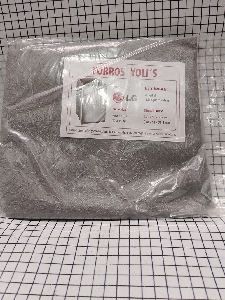 FORRO LG GRIS (98X61X58.5) CM CARGA SUPERIOR - DIGITAL CKD90411