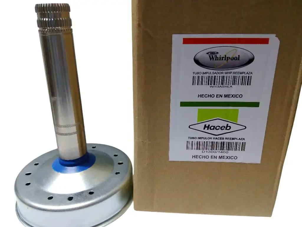 CAÑA TUBO IMPULSOR WHIRLPOOL GENERICA- HACEB MEXICANO WI13ASHLA CKD90241