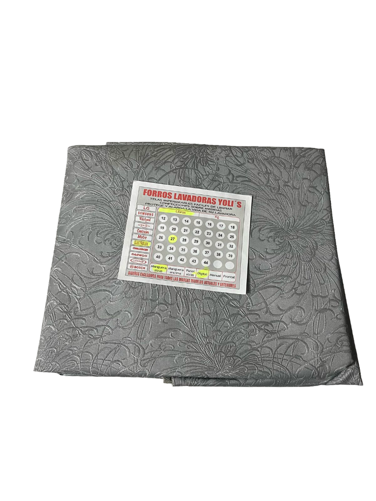 FORRO PARA LAVADORA DIGITAL - MANGUERAS  ATRÁS 27LB/12KG (95X60X60) CM CARGA SUPERIOR ELECTROLUX - GRIS CKD90445