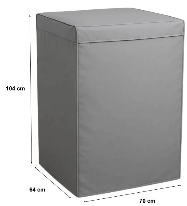 FORRO PARA LAVADORA DIGITAL - MANGUERAS ATRÁS - REF W2720-29LB / 9-13KG (104X64X70)CM CARGA SUPERIOR SAMSUNG GRIS CKD90446