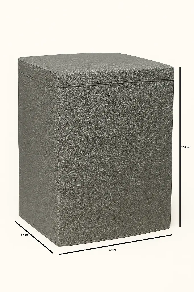 FORRO PARA LAVADORA MANUAL DIGITAL - MANGUERAS ATRÁS 33-40LB/15-18KG (108x67x67) CM CARGA SUPERIOR HACEB GRIS CKD90495