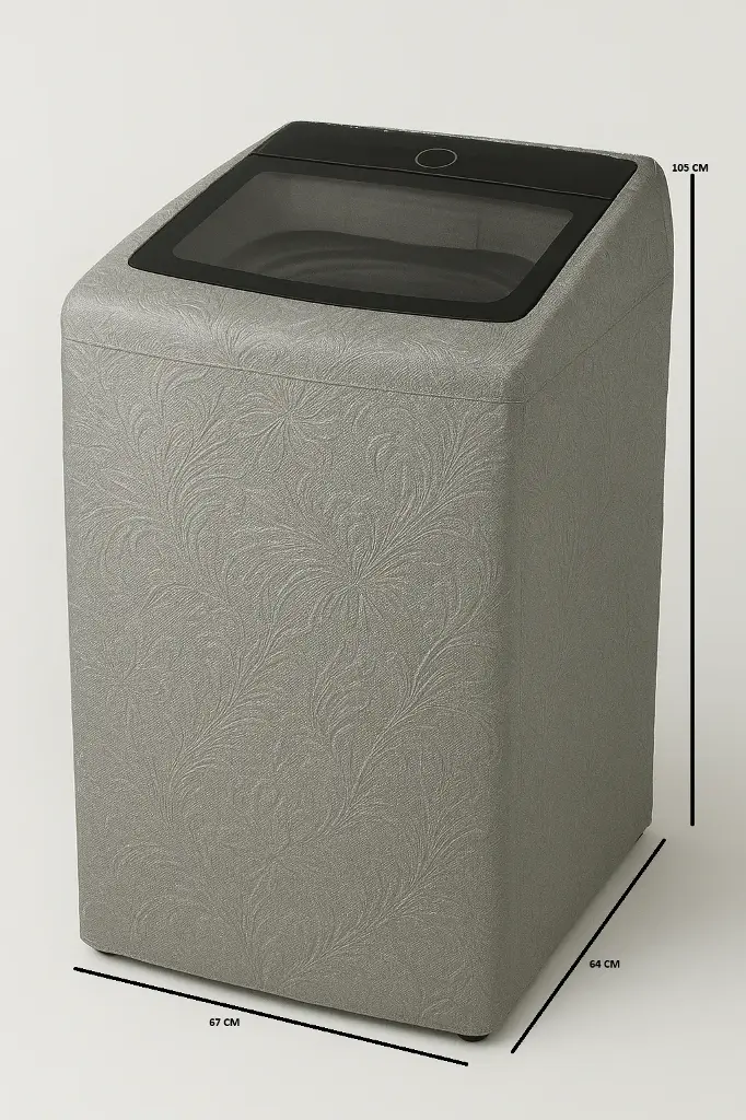 FORRO PARA LAVADORA - DIGITAL CON PANEL Y MANGUERAS ATRÁS 38-40LB 17-18KG (105X64X67) CM GRIS MABE Y WHIRLPOOL CKD90417