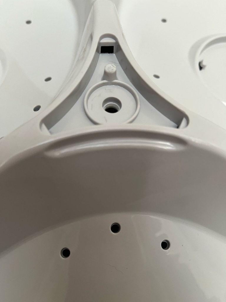 AGITADOR PLANO SIN MARIPOSAS PARA LAVADORA DIGITAL WHIRLPOOL & HACEB W10673299 GRIS CKD90061