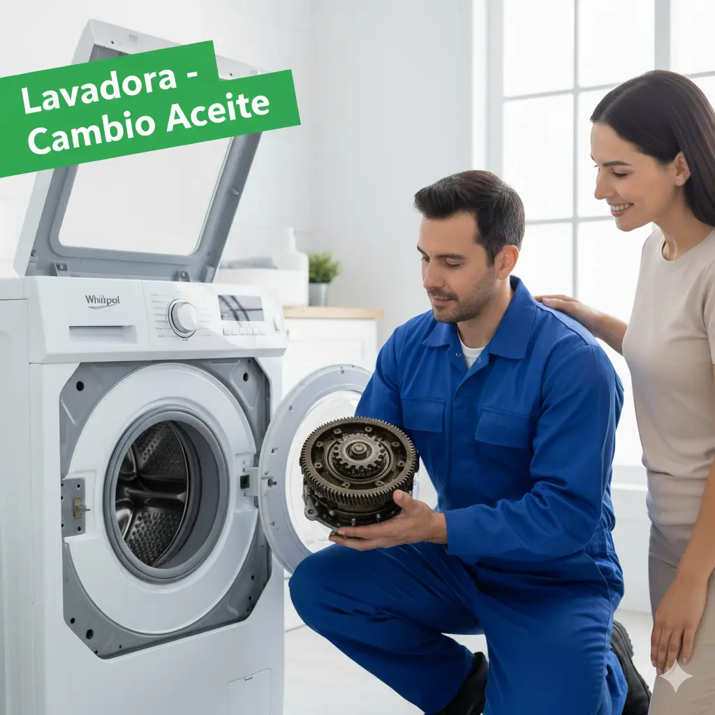 Reparacion- Lavadora-Cambio Aceite