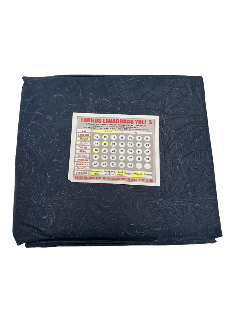 FORRO PARA LAVADORA MANUAL - DIGITAL MANGUERAS ATRÁS 20-26LB/10-11KG (61X96X60)CM CARGA SUPERIOR AZUL - WHIRLPOOL CKD90464